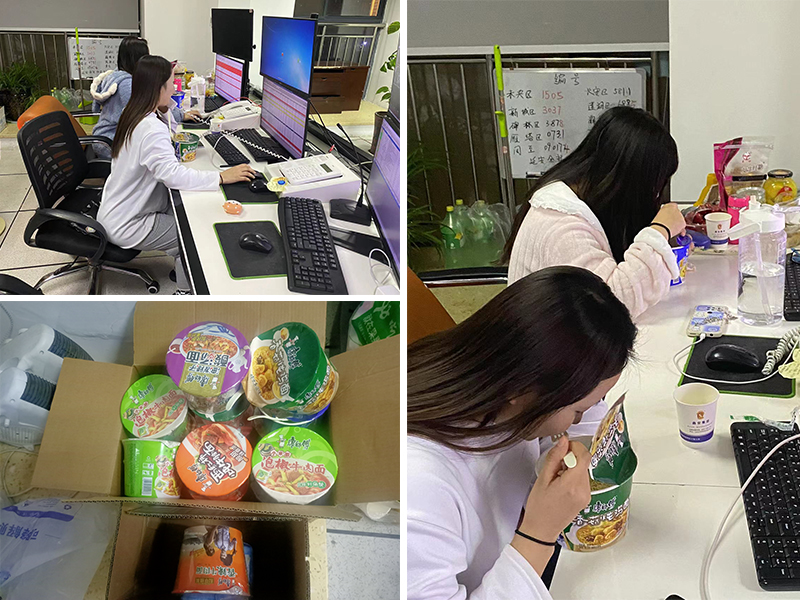 看到陜西鑫安安防24值警中心的小伙伴住在公司的這幾張圖，我淚目了